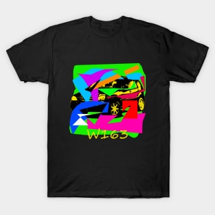 W163 abstract avantgard design T-Shirt